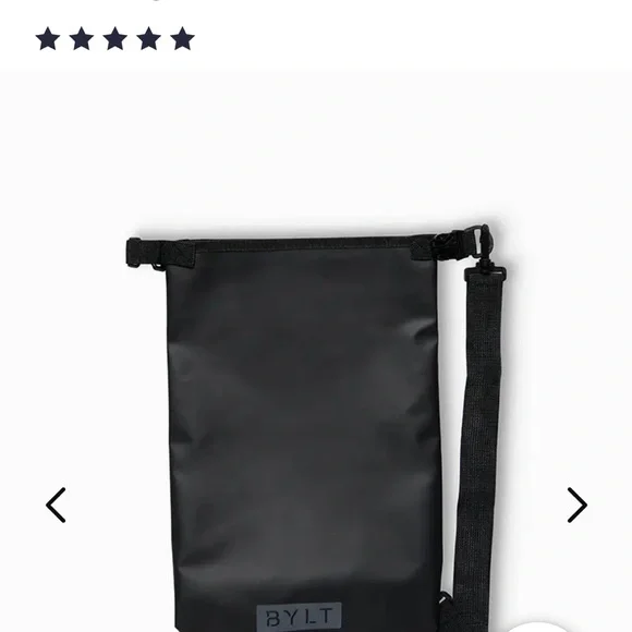 🧳 BYLT Basics; BNWT; Waterproof “BIOS”Black Uni-Sex Travel/Daily “Go To” Bag! - Picture 9 of 11